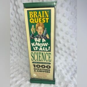 Brain Quest Be a Know-It-All! Science, Grades 4 - 6, Decks One and Two
